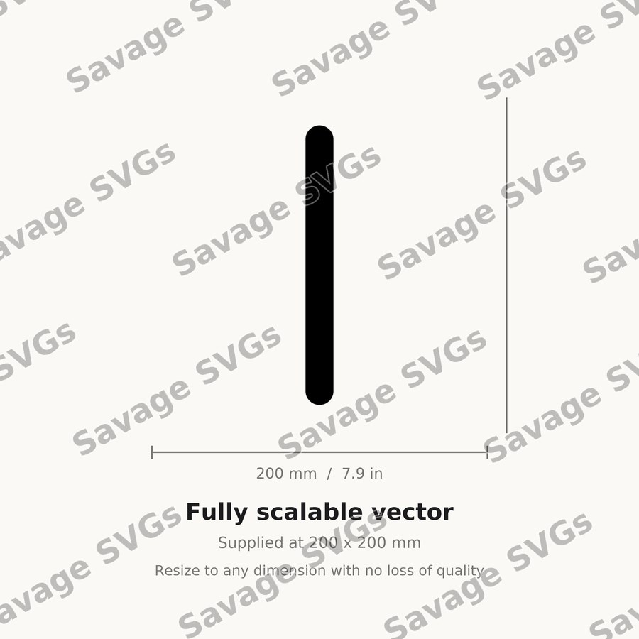 Vertical Line Bar