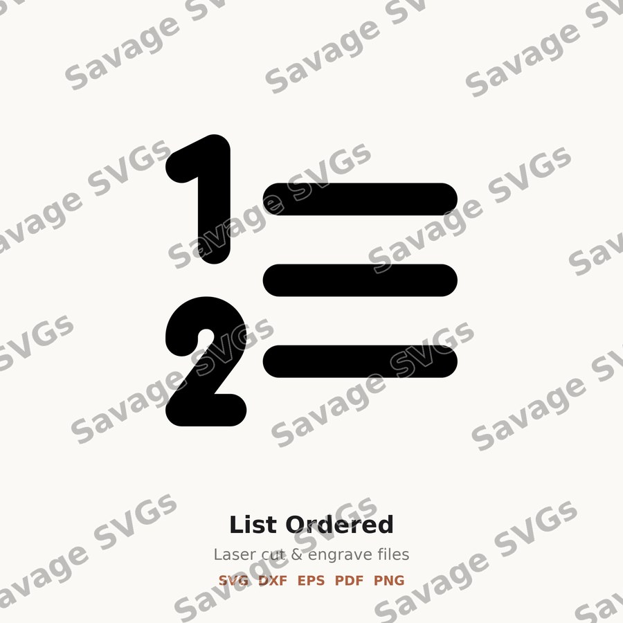 List Ordered