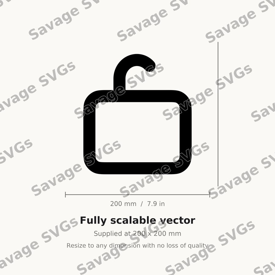 Open Padlock