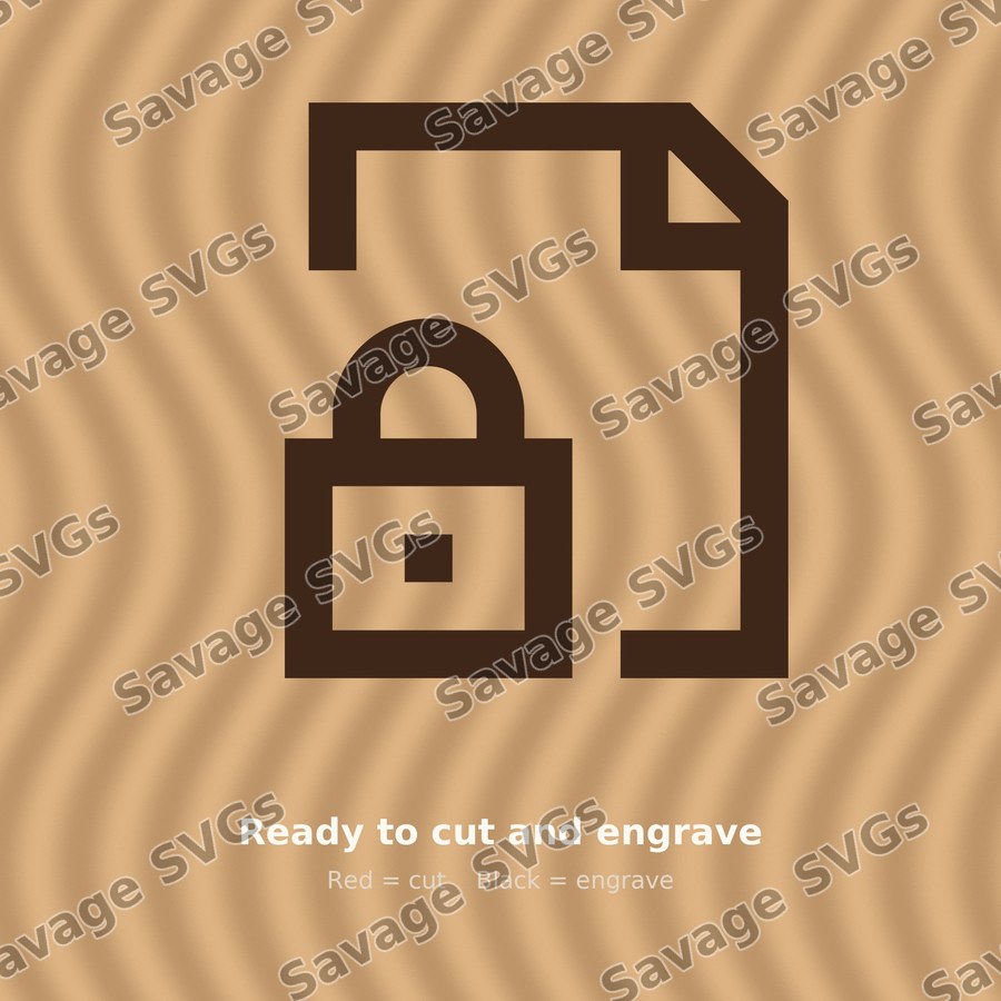 Locked Document Icon