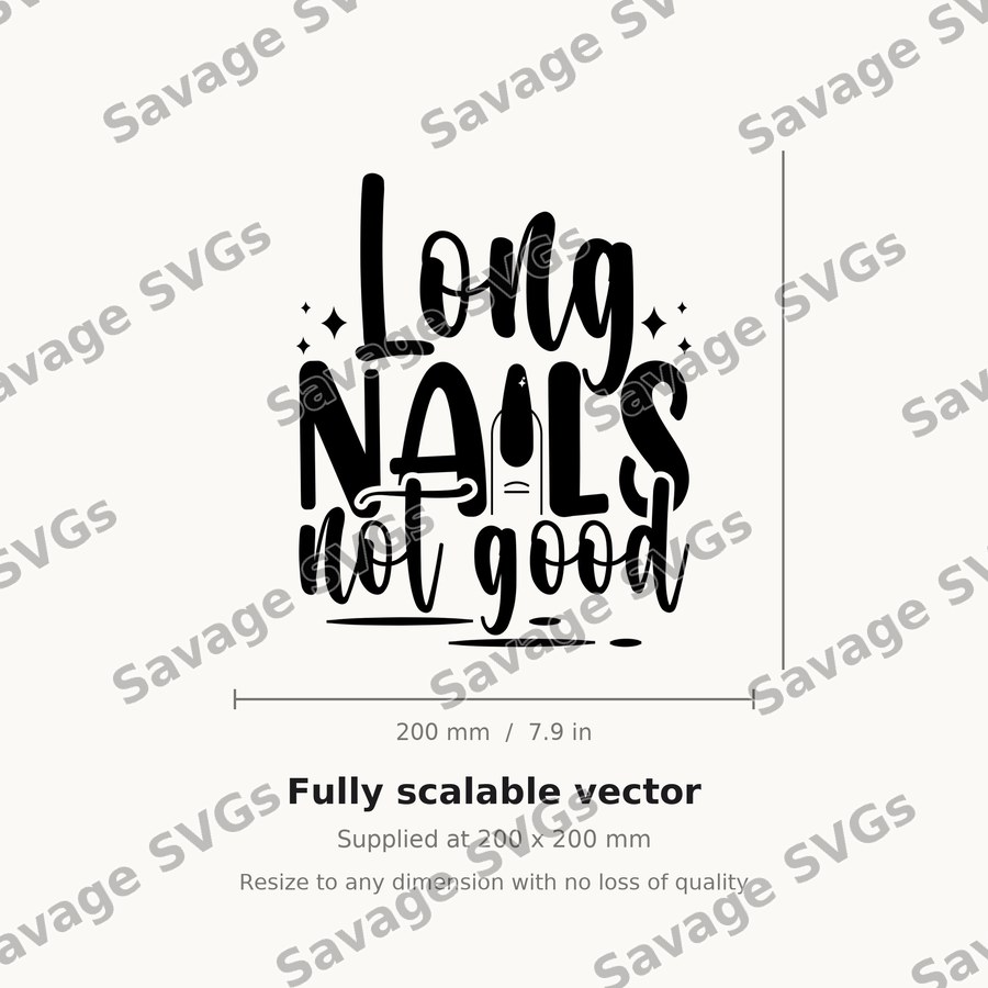 Long Nails Not Good