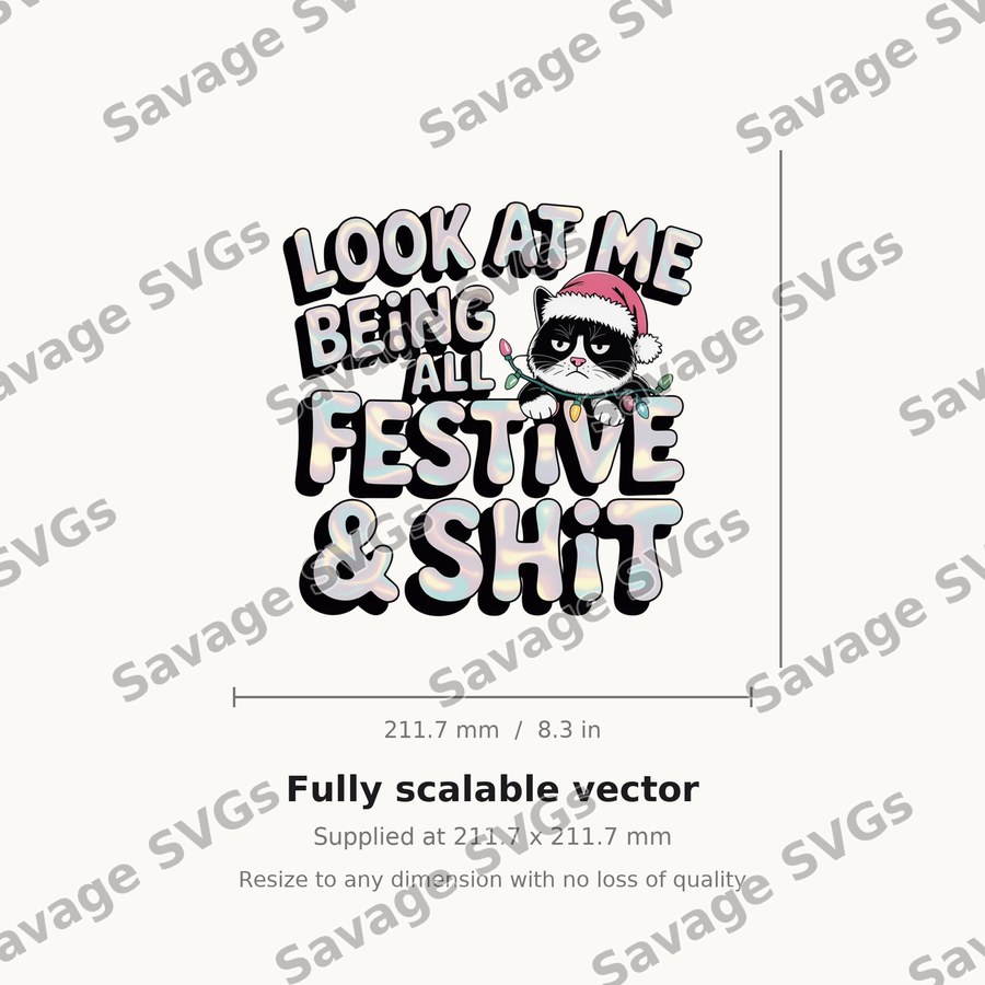 Look At Me Being All Festive