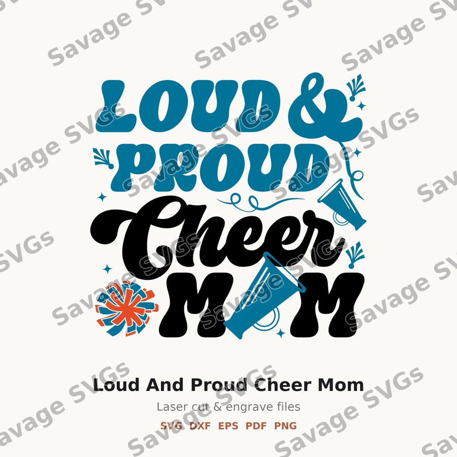Loud And Proud Cheer Mom