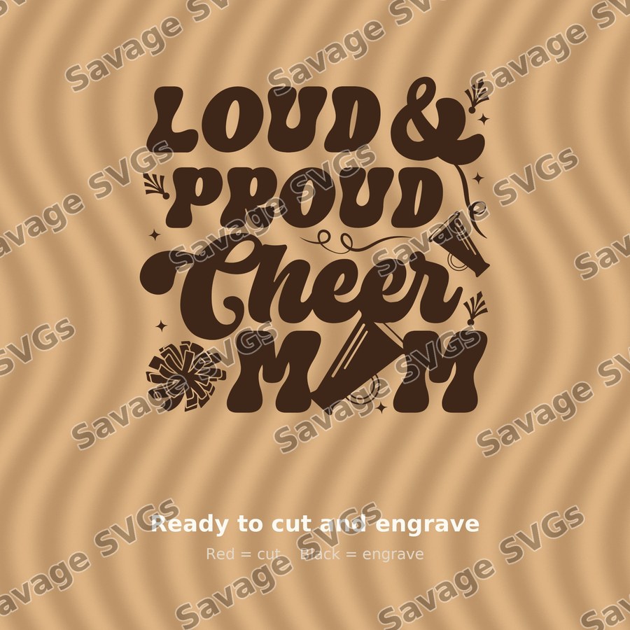 Loud And Proud Cheer Mom