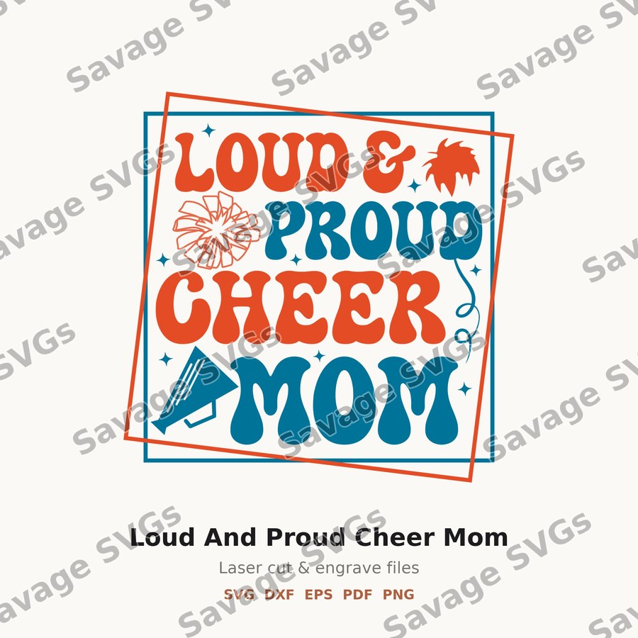 Loud And Proud Cheer Mom