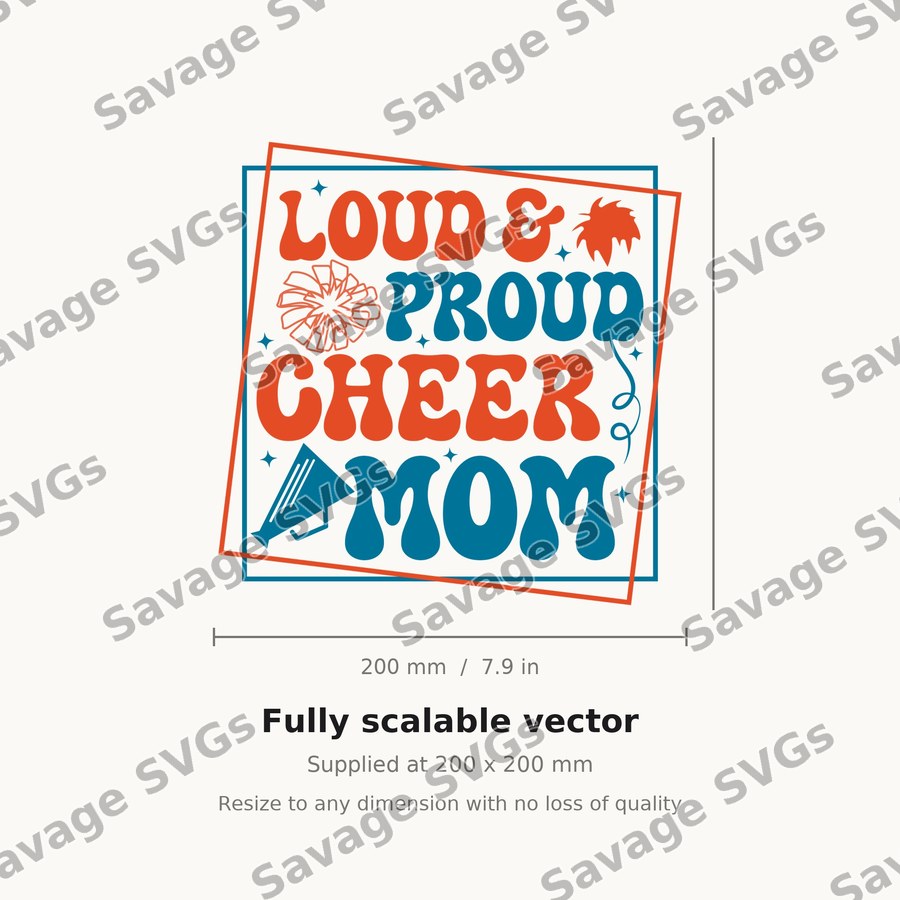 Loud And Proud Cheer Mom