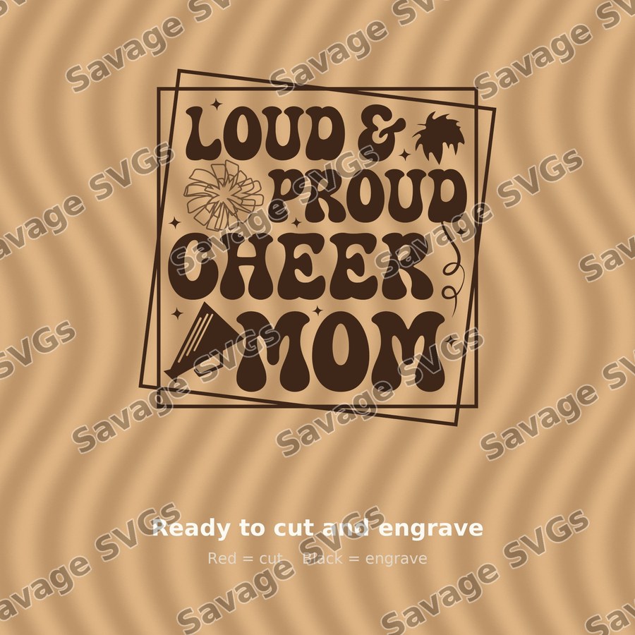 Loud And Proud Cheer Mom