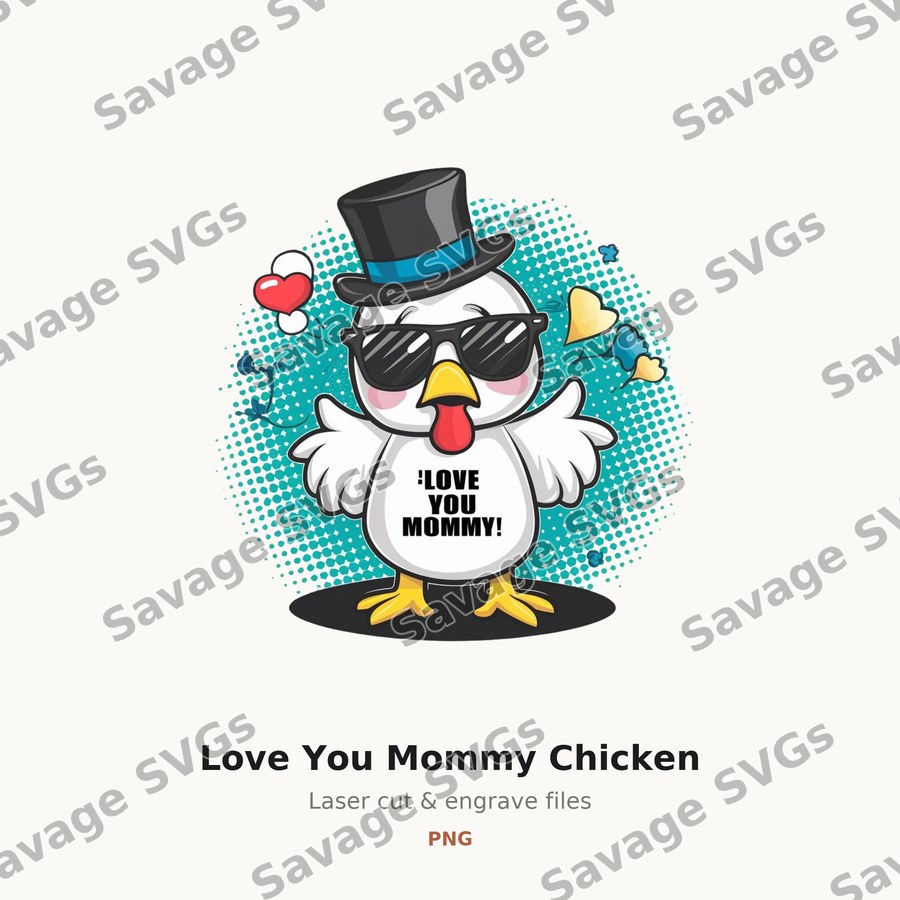 Love You Mommy Chicken