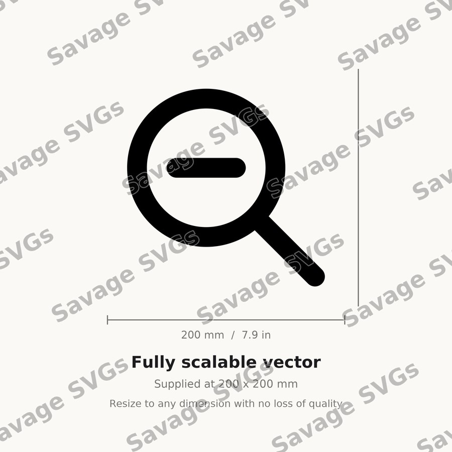 Zoom Out Icon