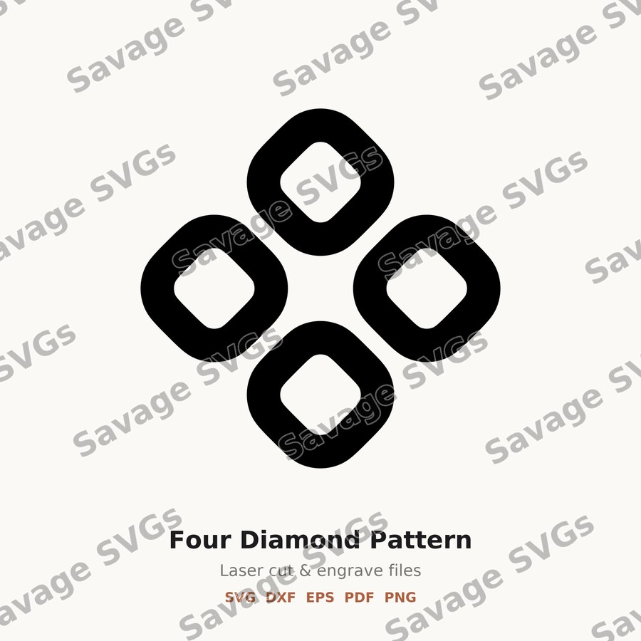Four Diamond Pattern