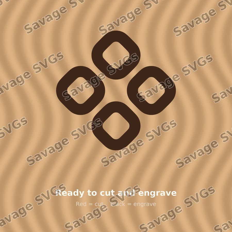 Four Diamond Pattern