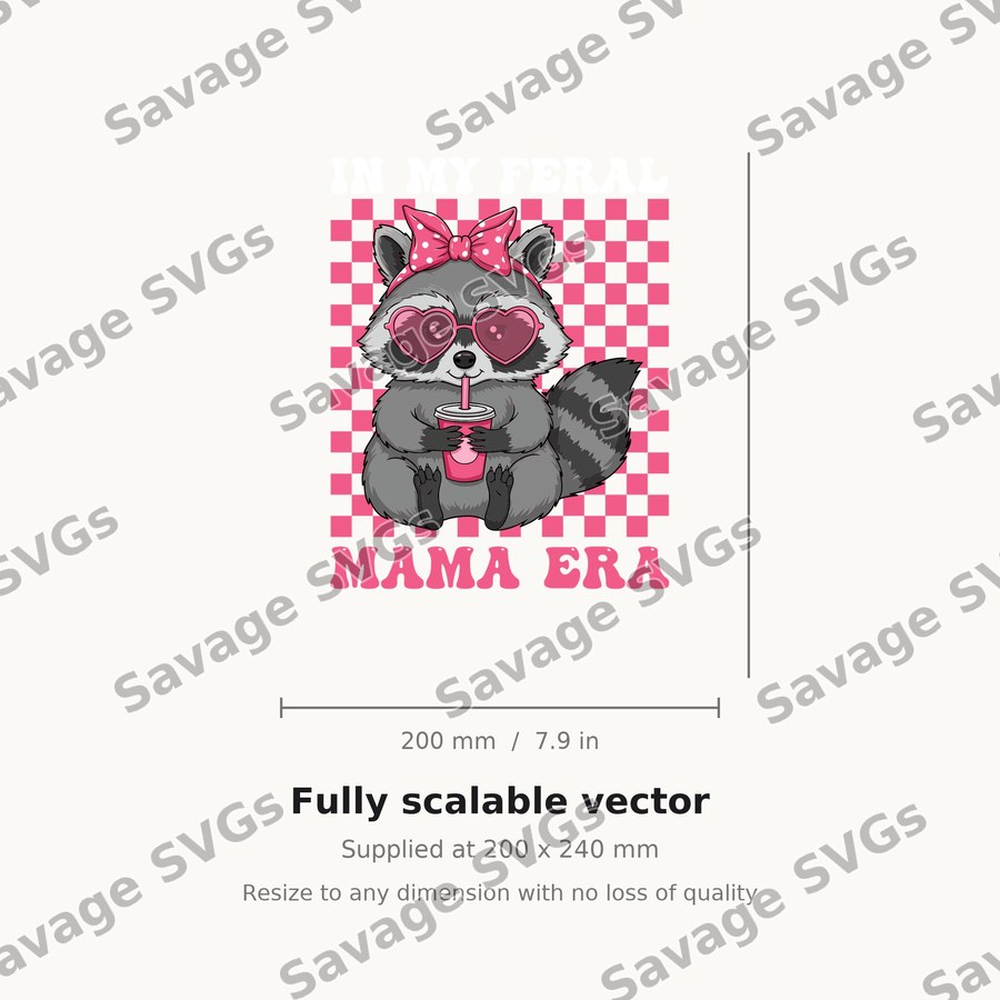 Mama Era Raccoon