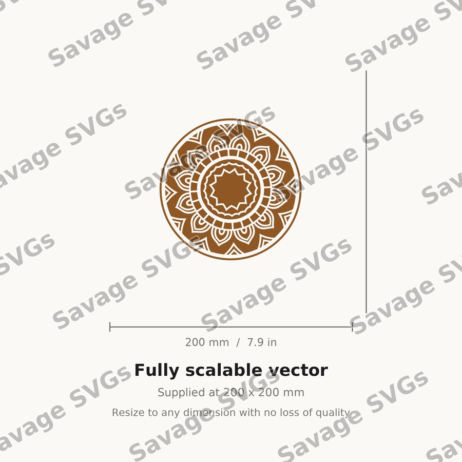 Mandala Art Sun 01