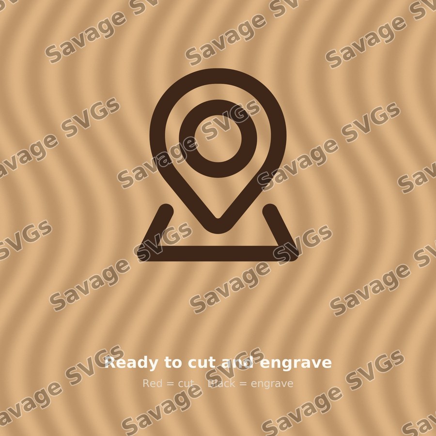 Map Location Outline