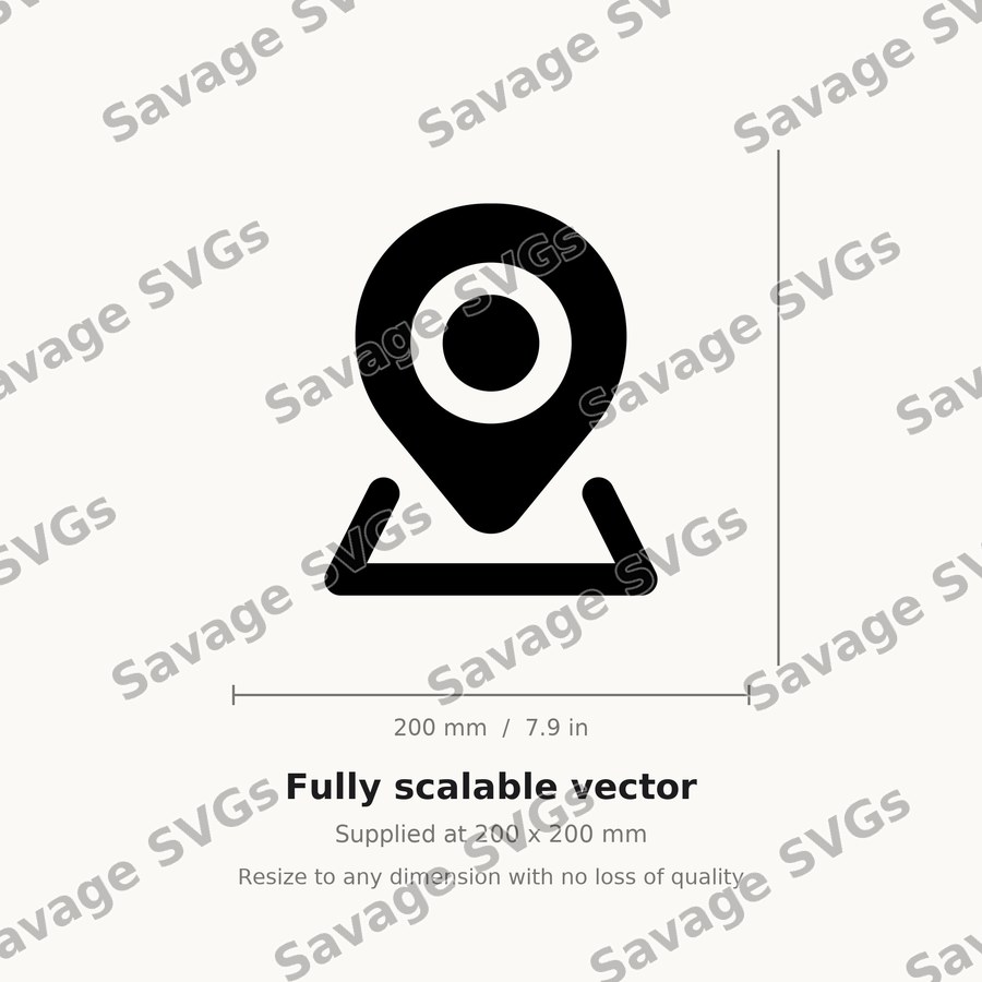 Map Location Solid