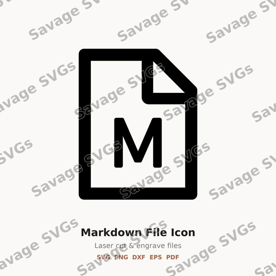 Markdown File Icon