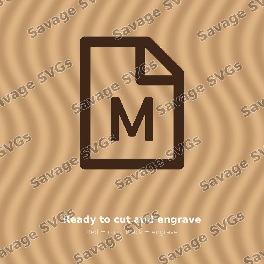 Markdown File Icon