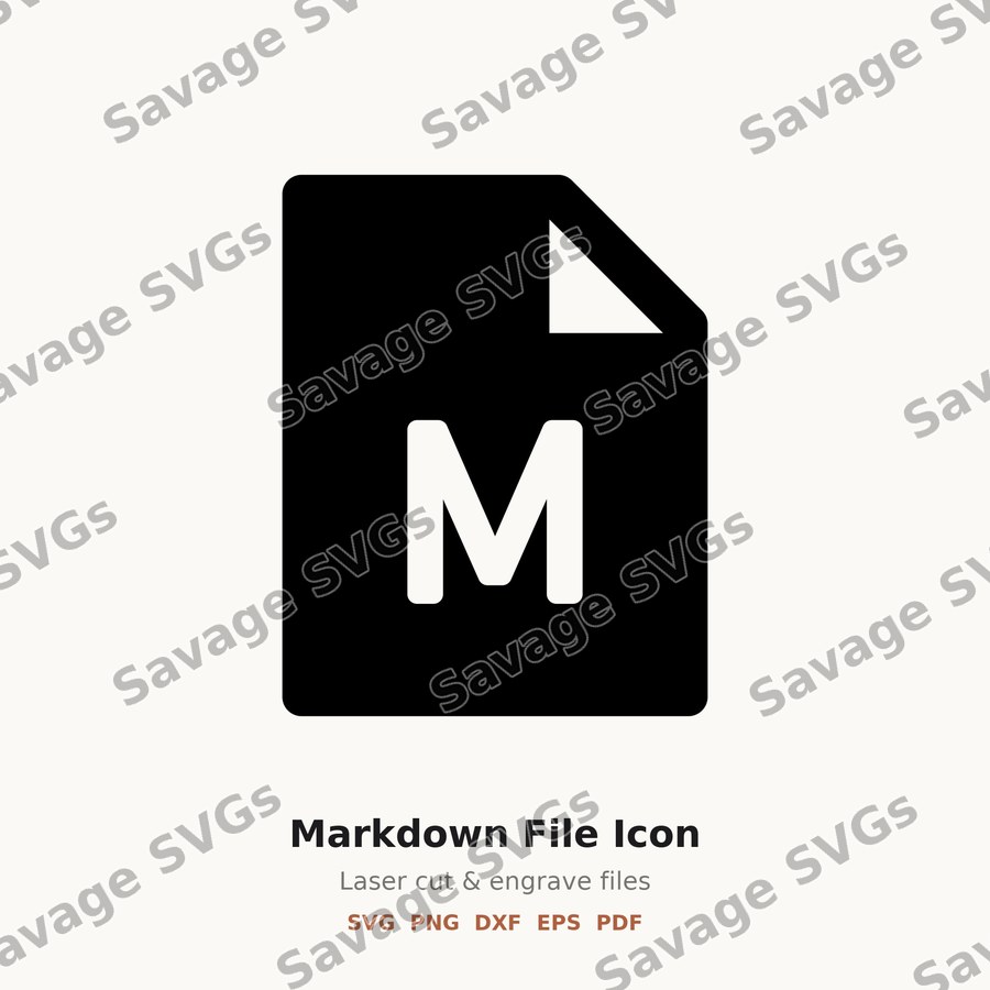 Markdown File Icon