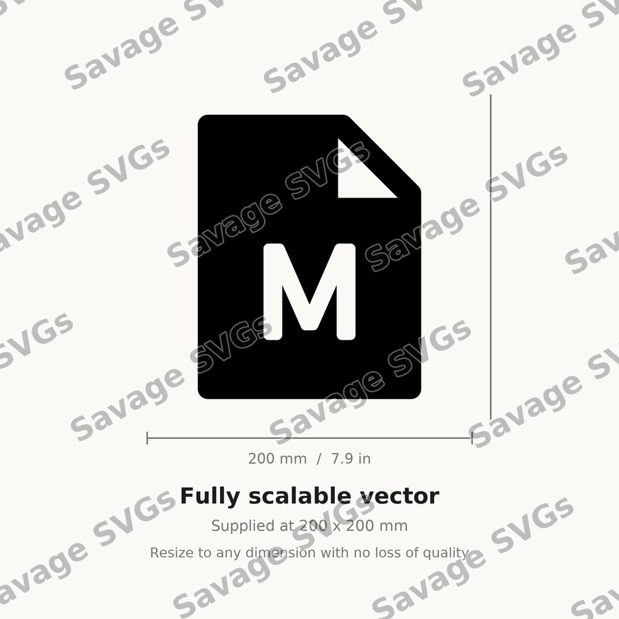 Markdown File Icon