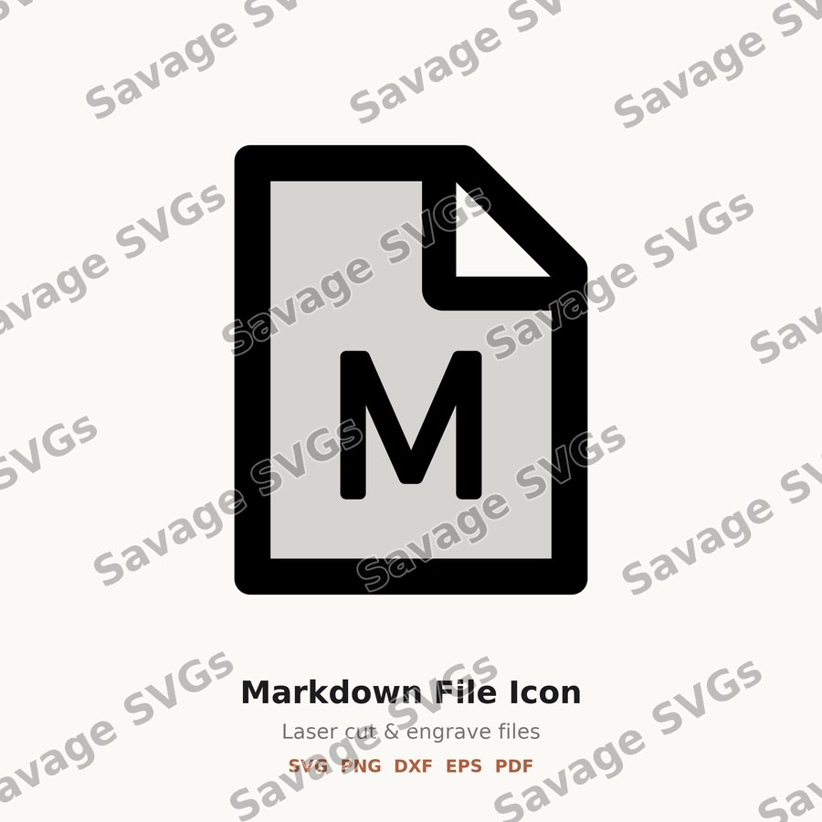 Markdown File Icon