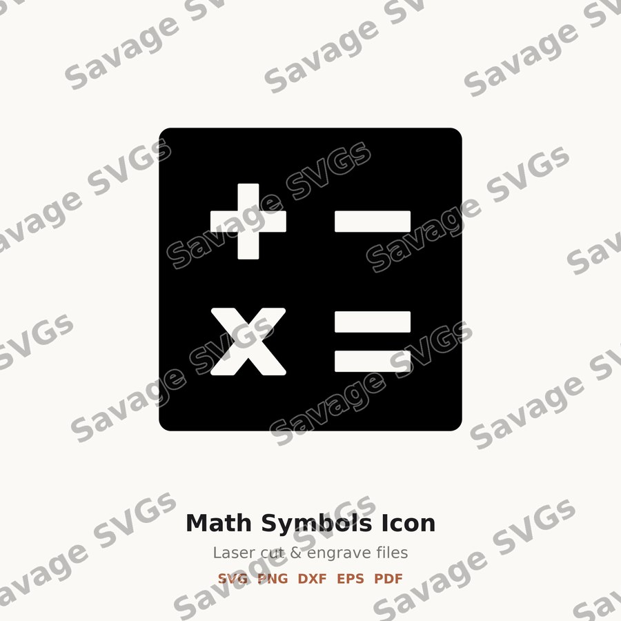 Math Symbols Icon