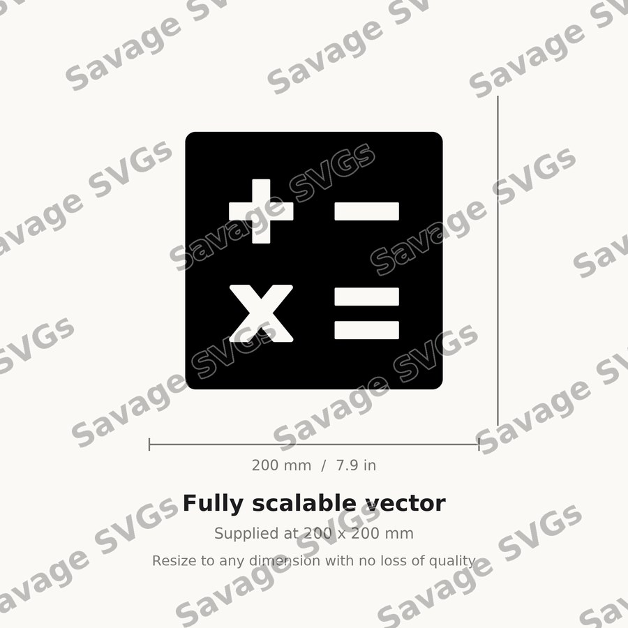 Math Symbols Icon