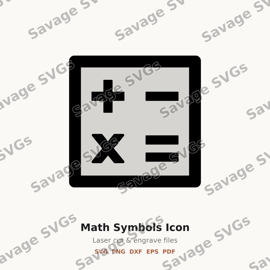 Math Symbols Icon