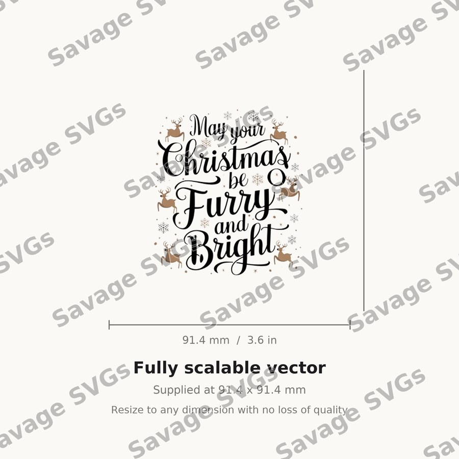 May Your Christmas Be Furry And Bright