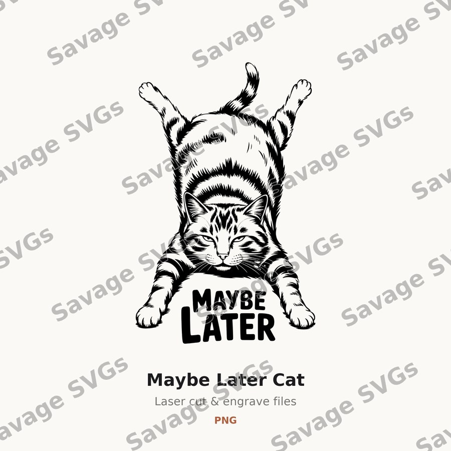 Maybe Later Cat