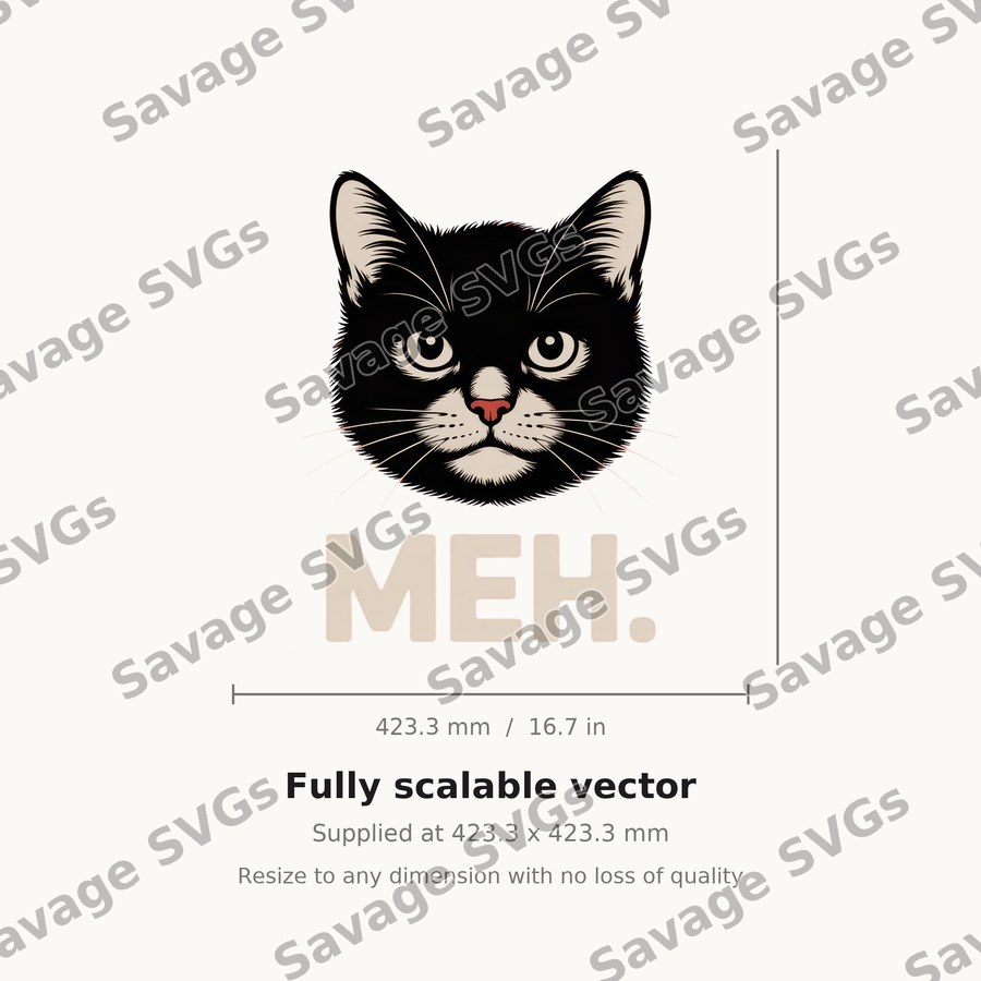 Meh Cat Face