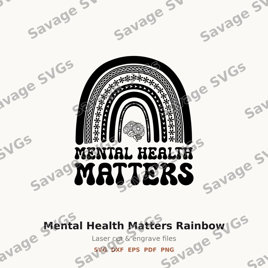 Mental Health Matters Rainbow
