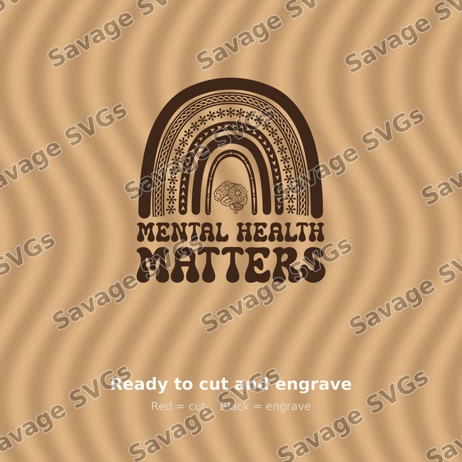 Mental Health Matters Rainbow