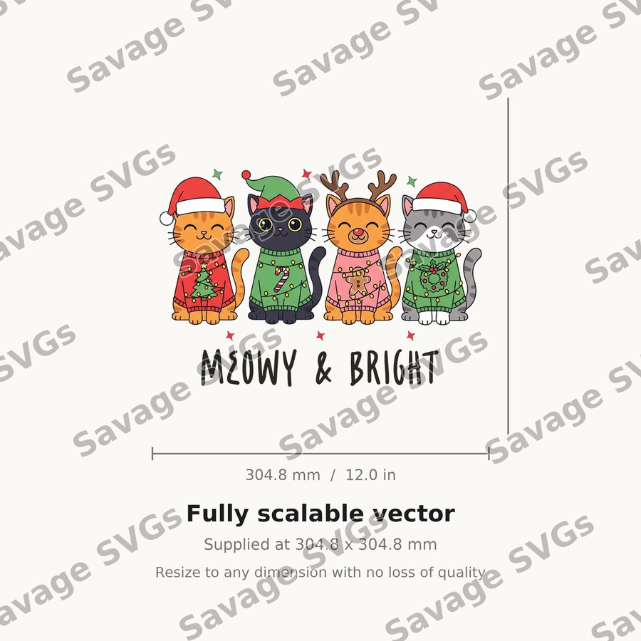 Meowy And Bright Cats