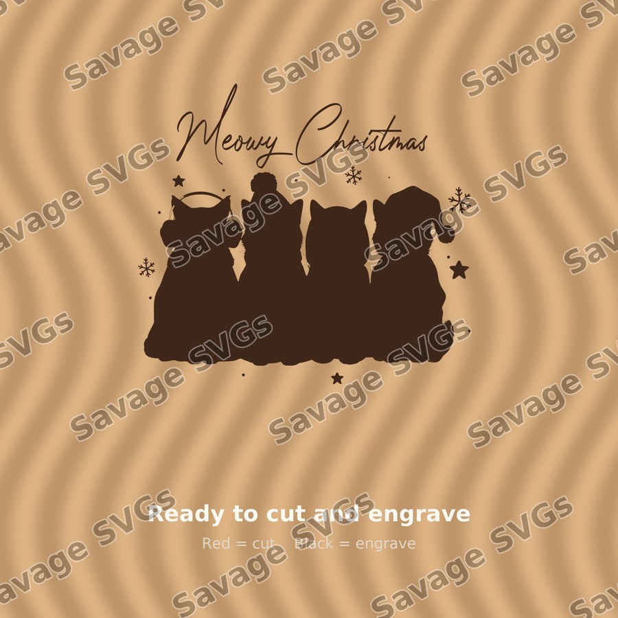 Meowy Christmas Cats