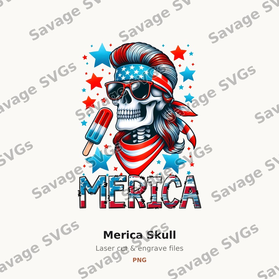 Merica Skull