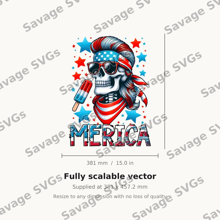 Merica Skull