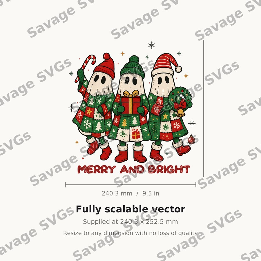 Merry And Bright Ghosts