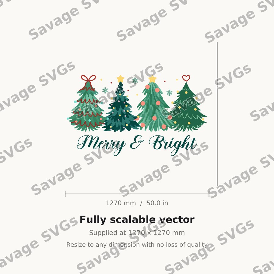 Merry And Bright Trees