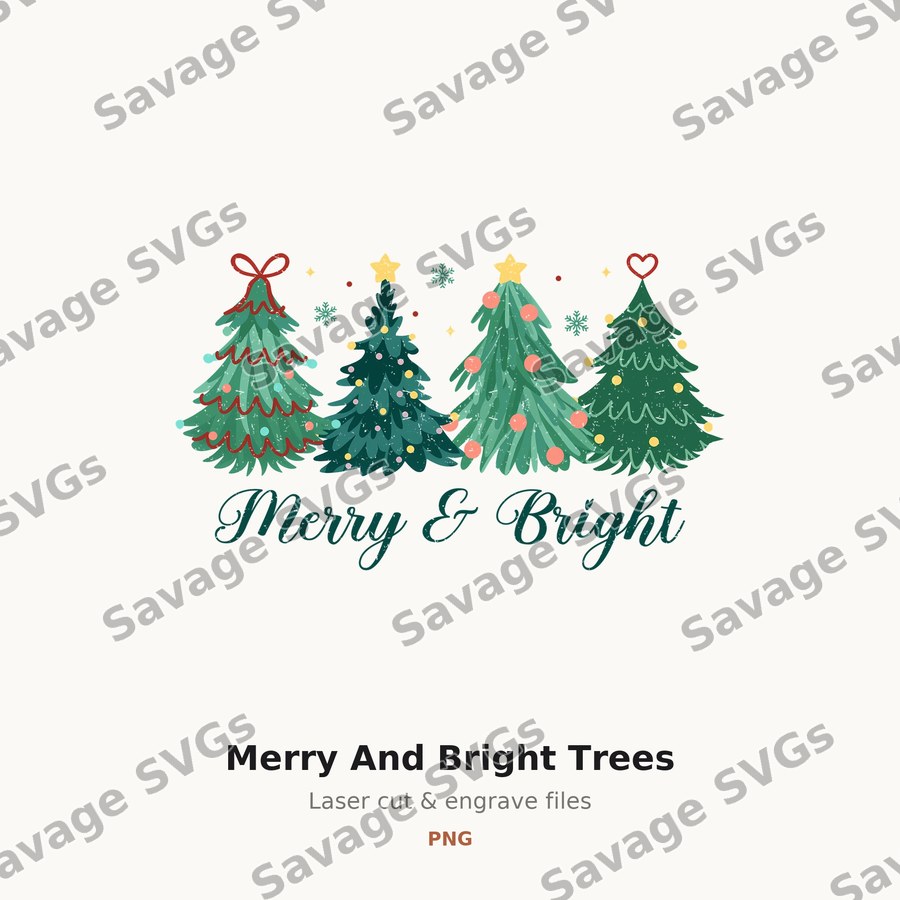 Merry And Bright Trees