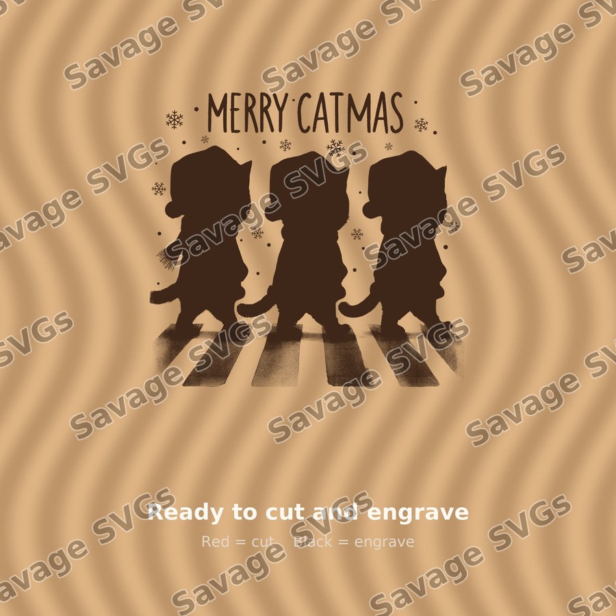Merry Catmas Crossing