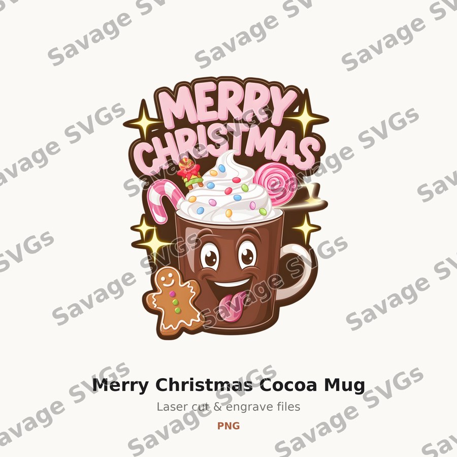Merry Christmas Cocoa Mug