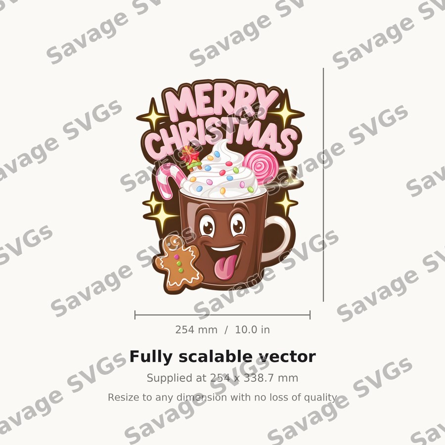 Merry Christmas Cocoa Mug