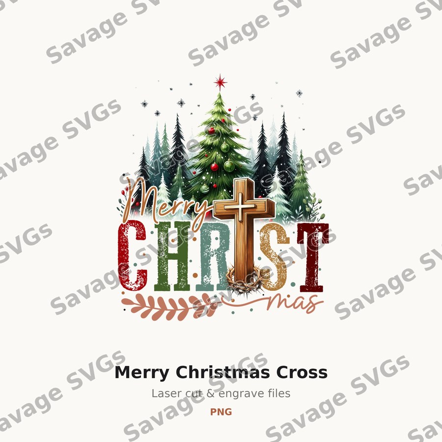 Merry Christmas Cross