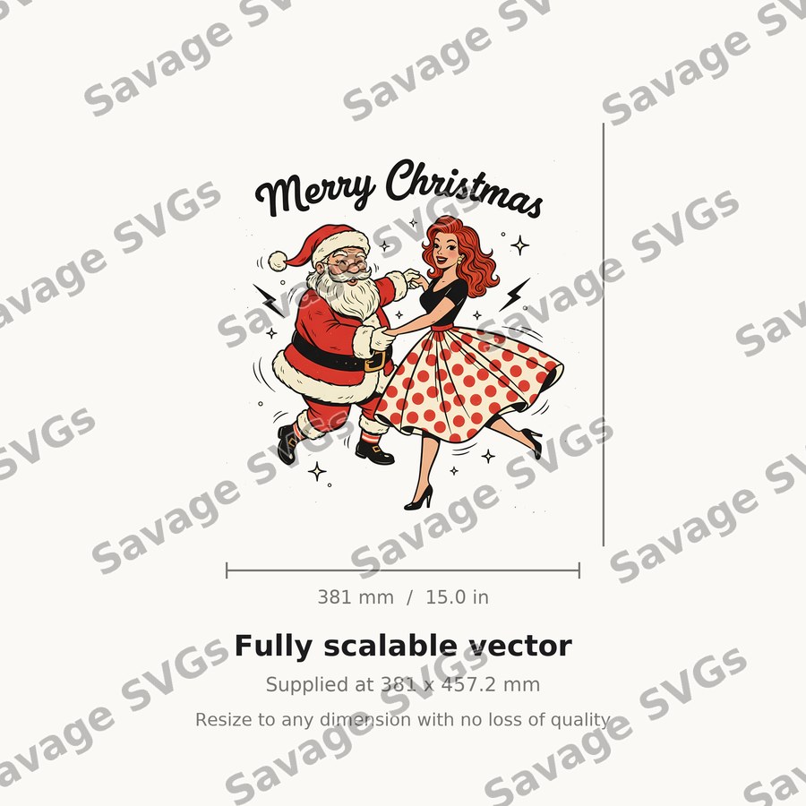 Merry Christmas Dancing Santa