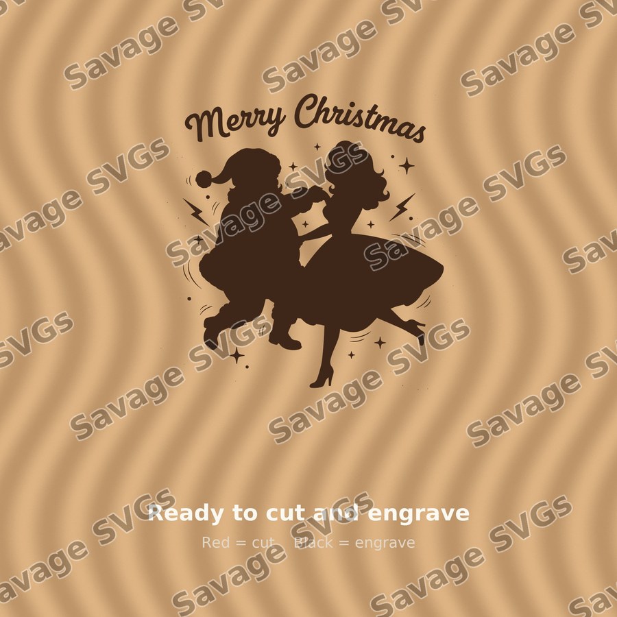 Merry Christmas Dancing Santa