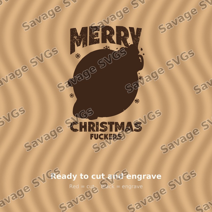 Merry Christmas Fuckers Santa
