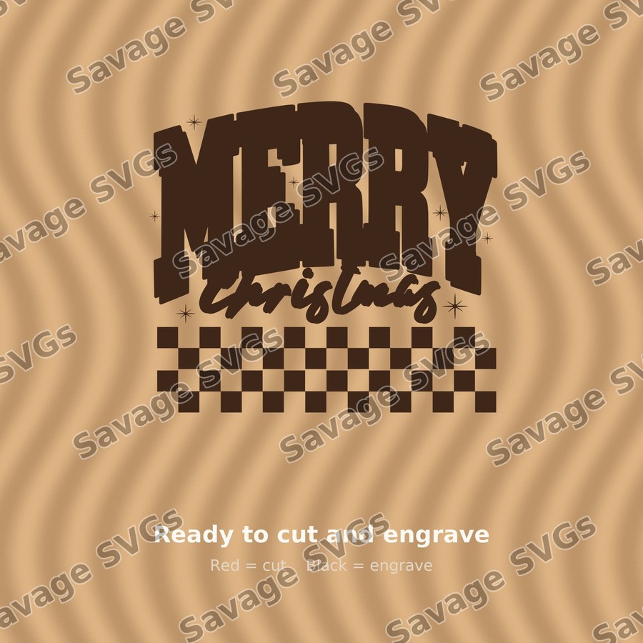 Merry Christmas Glitter Text