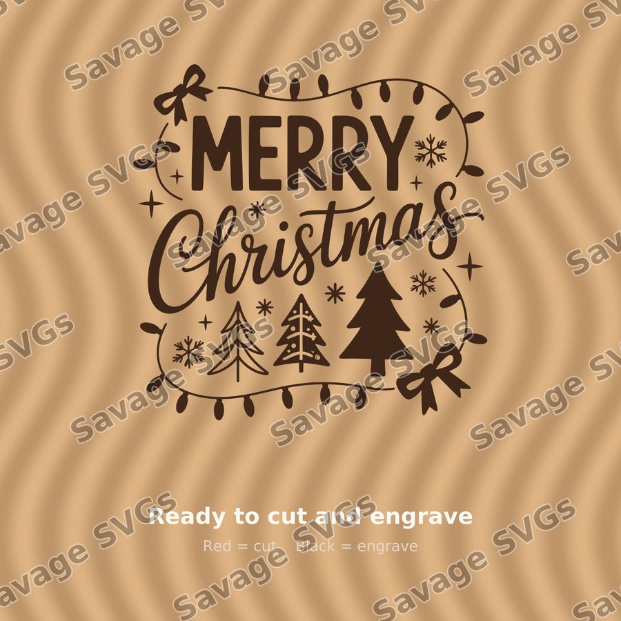 Merry Christmas Lettering