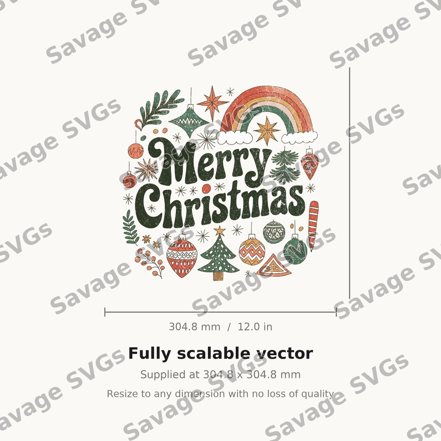 Merry Christmas Ornaments