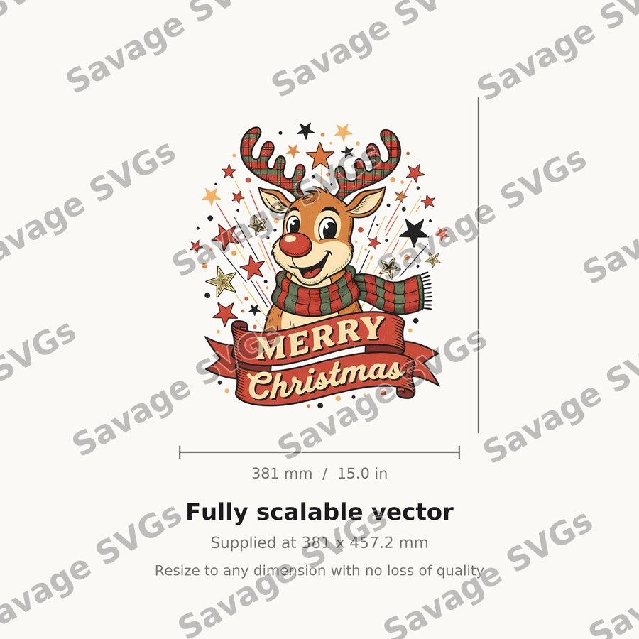Merry Christmas Reindeer